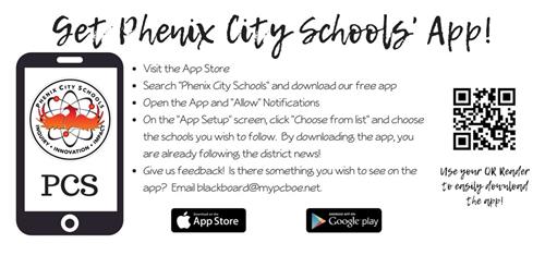 Get Phenix City Schools' App 